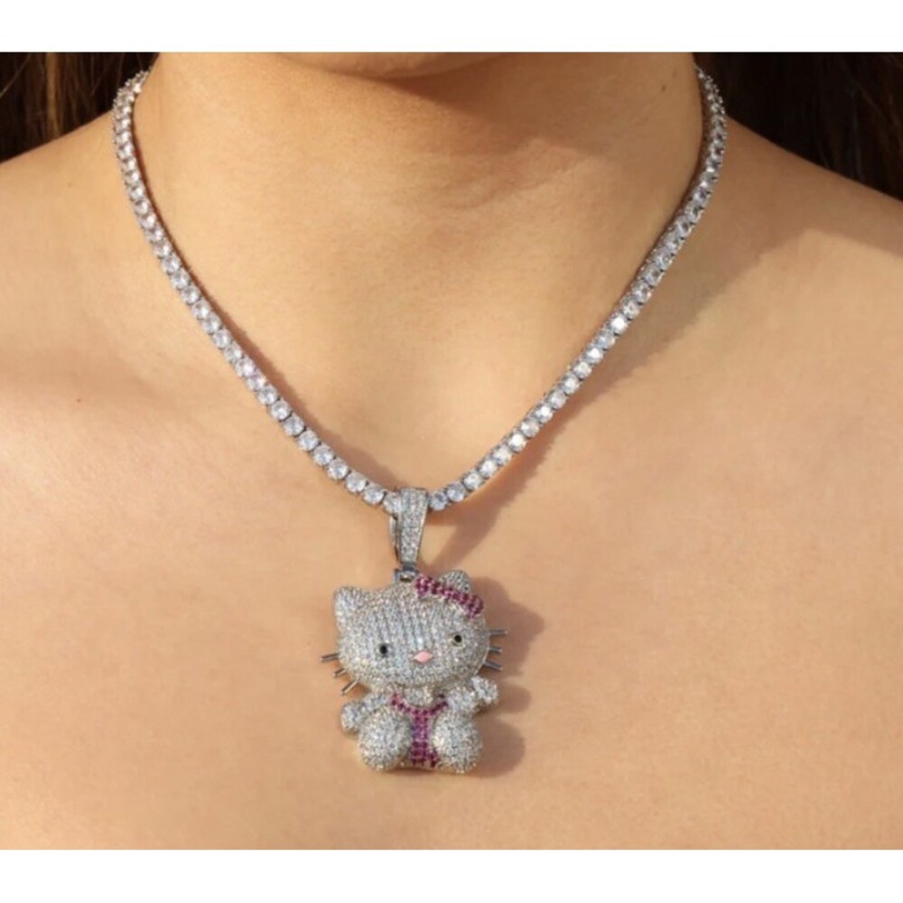hello kitty Tennis necklace